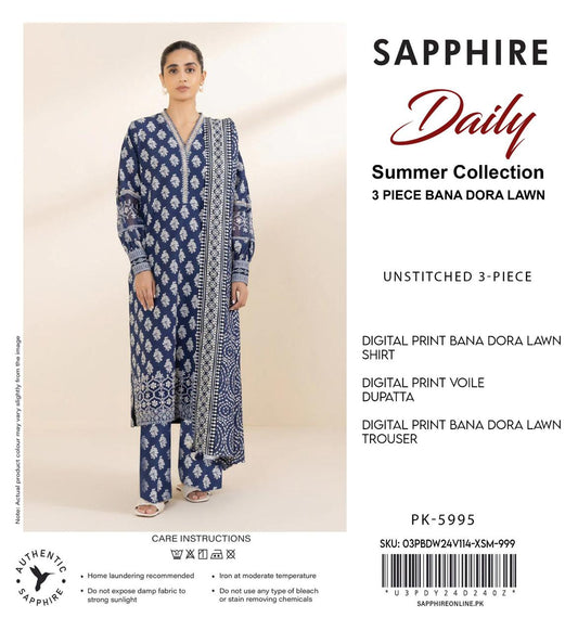saphire 3-pc lawn banadora