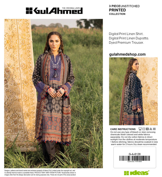 GUL AHMAD 3PC LINEN