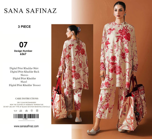 SANA SAFINAZ KHADDAR 3PC D#07