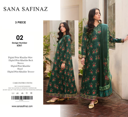 SANA SAFINAZ KHADDAR 3PC D#02