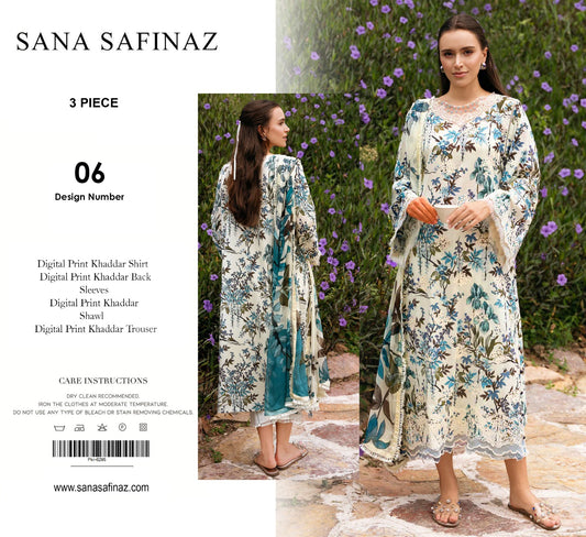 SANA SAFINAZ KHADDAR 3PC D#06