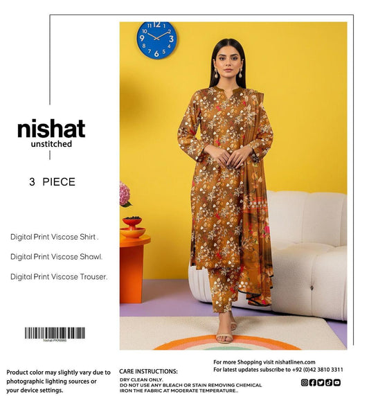 NISHAT 3PC VISCOSE