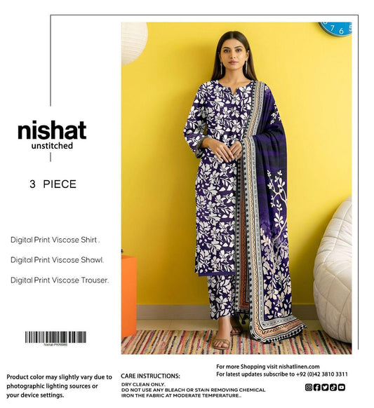 NISHAT 3PC VISCOSE