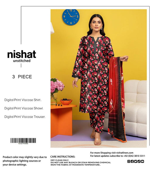 NISHAT 3PC VISCOSE