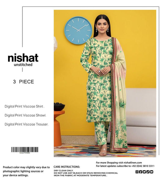 NISHAT 3PC VISCOSE