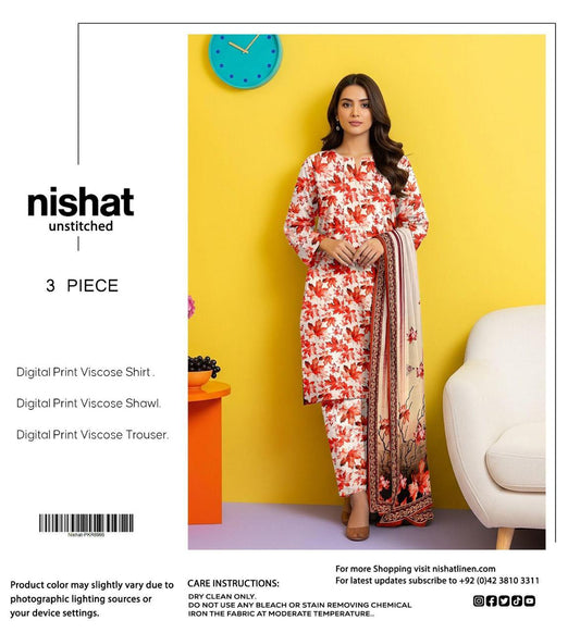 NISHAT 3PC VISCOSE