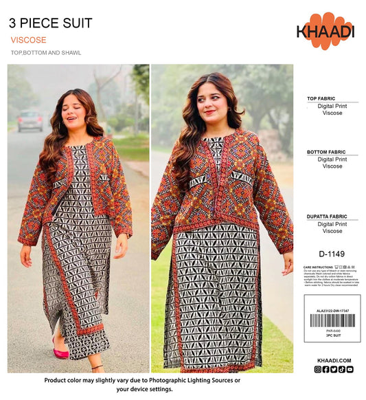 KHADI 3PC VISCOSE