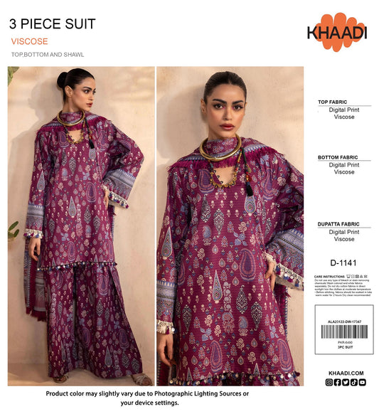 KHADI 3PC VISCOSE
