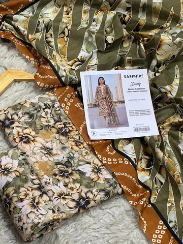 Sapphire Khaddar 3pc