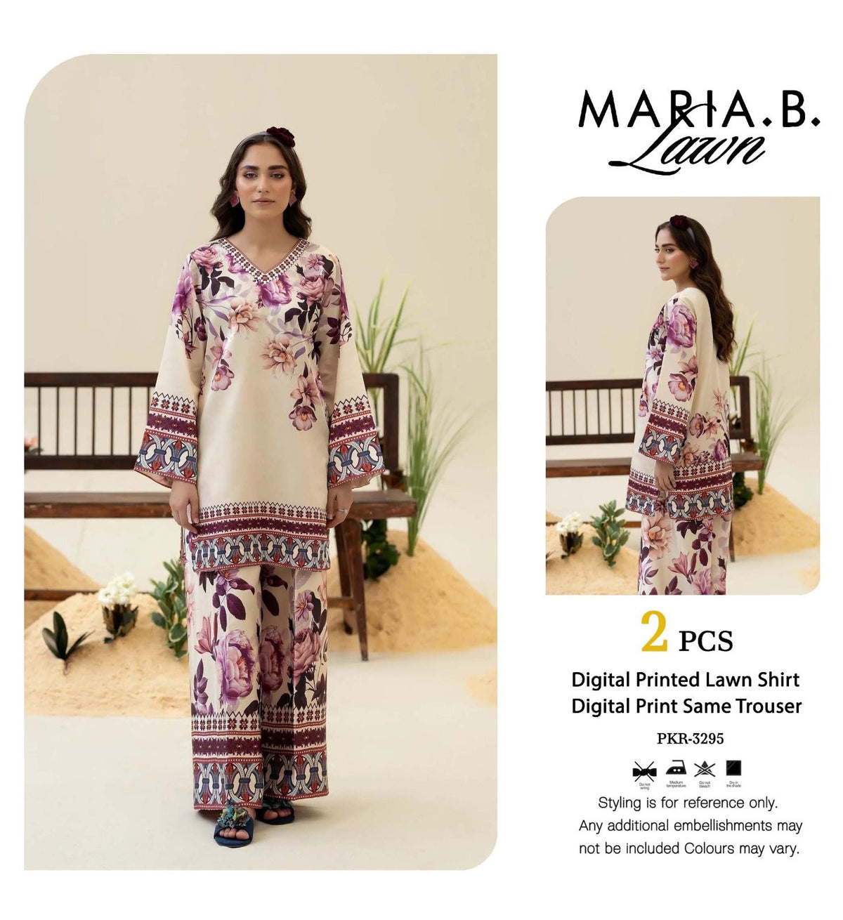 Maria.B Lawn 2pc
