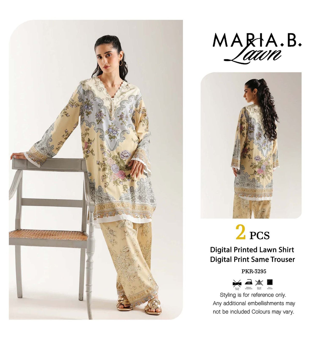 Maria.B Lawn 2pc