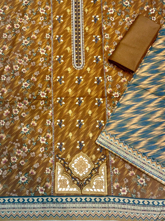 AJ EMB 3PC DHANAK D-3655 B