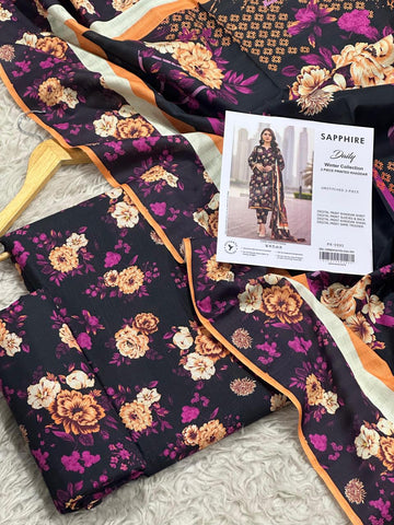 Sapphire Khaddar 3pc