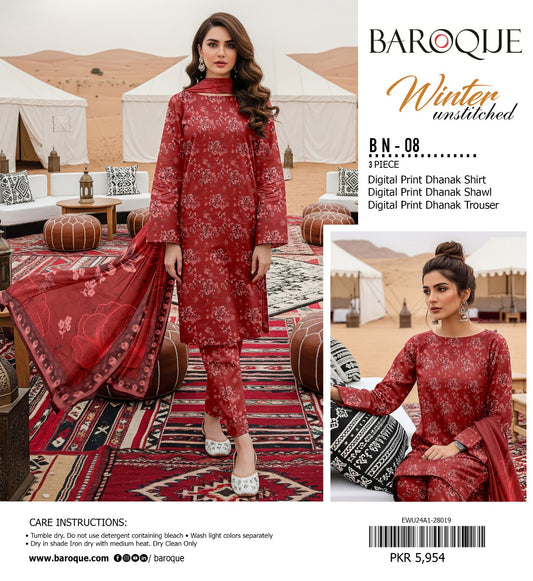 BAROQUE DHANAK 3PC D-08
