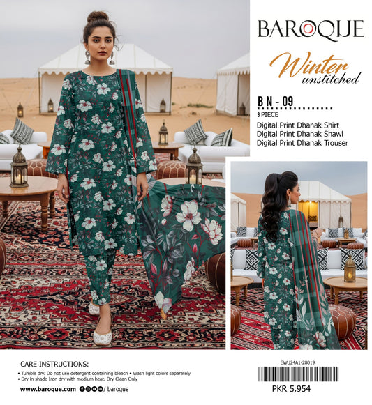 BAROQUE DHANAK 3PC D-09