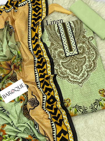 BAROQUE 3PC LINEN  D # 9