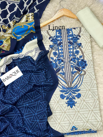 BAROQUE 3PC LINEN  D # 10