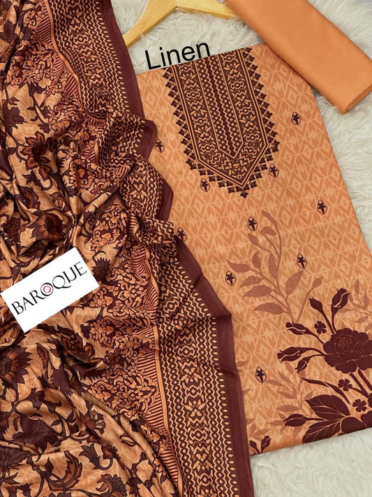 BAROQUE 3PC LINEN  D # 8