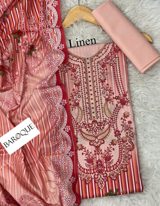 BAROQUE 3PC LINEN  D # 3