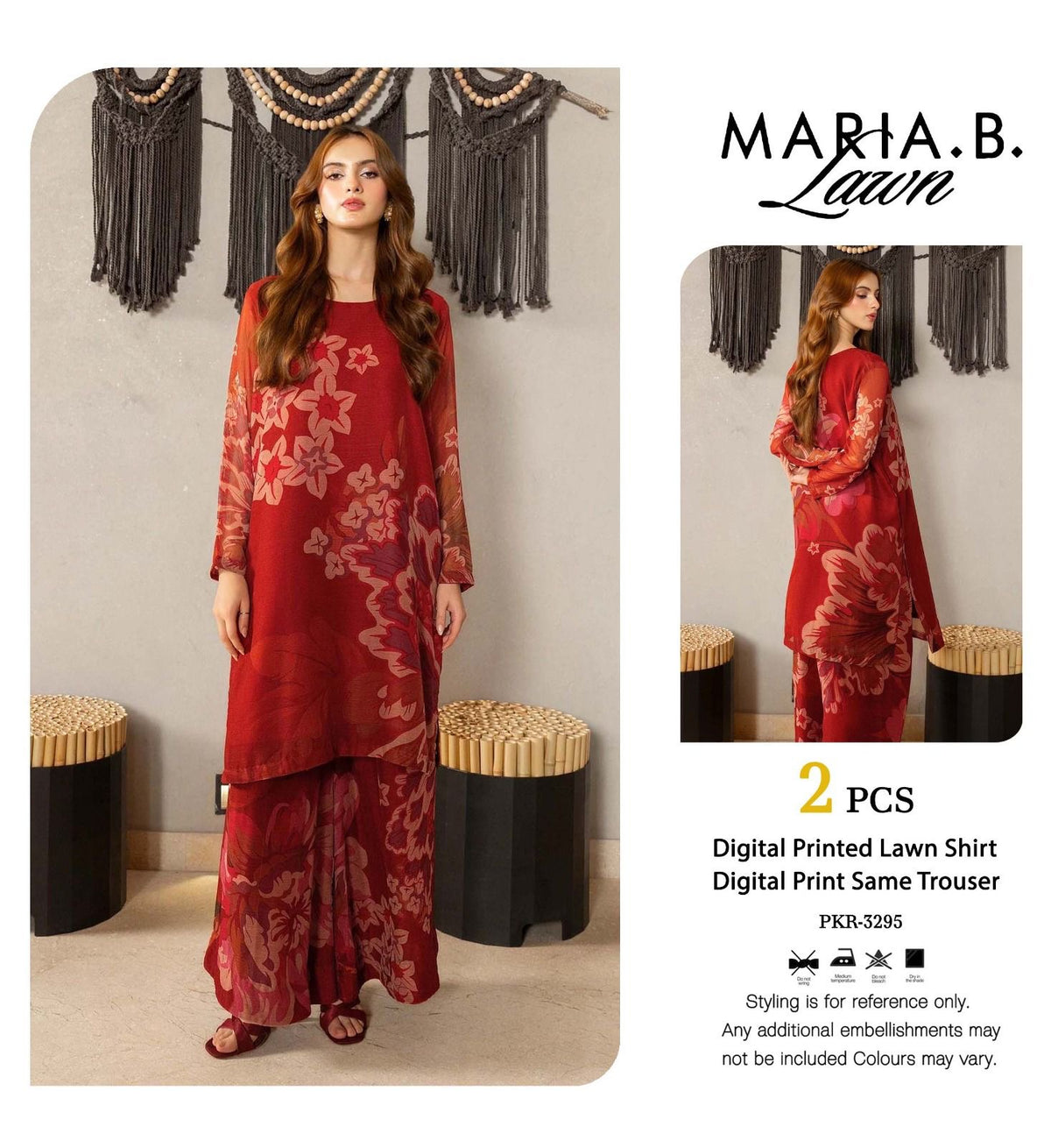 Maria.B Lawn 2pc