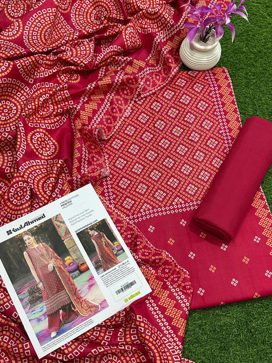 GUL AHMAD 3PC LINEN