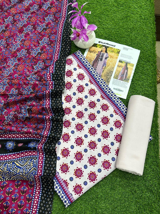 GUL AHMAD 3PC LINEN
