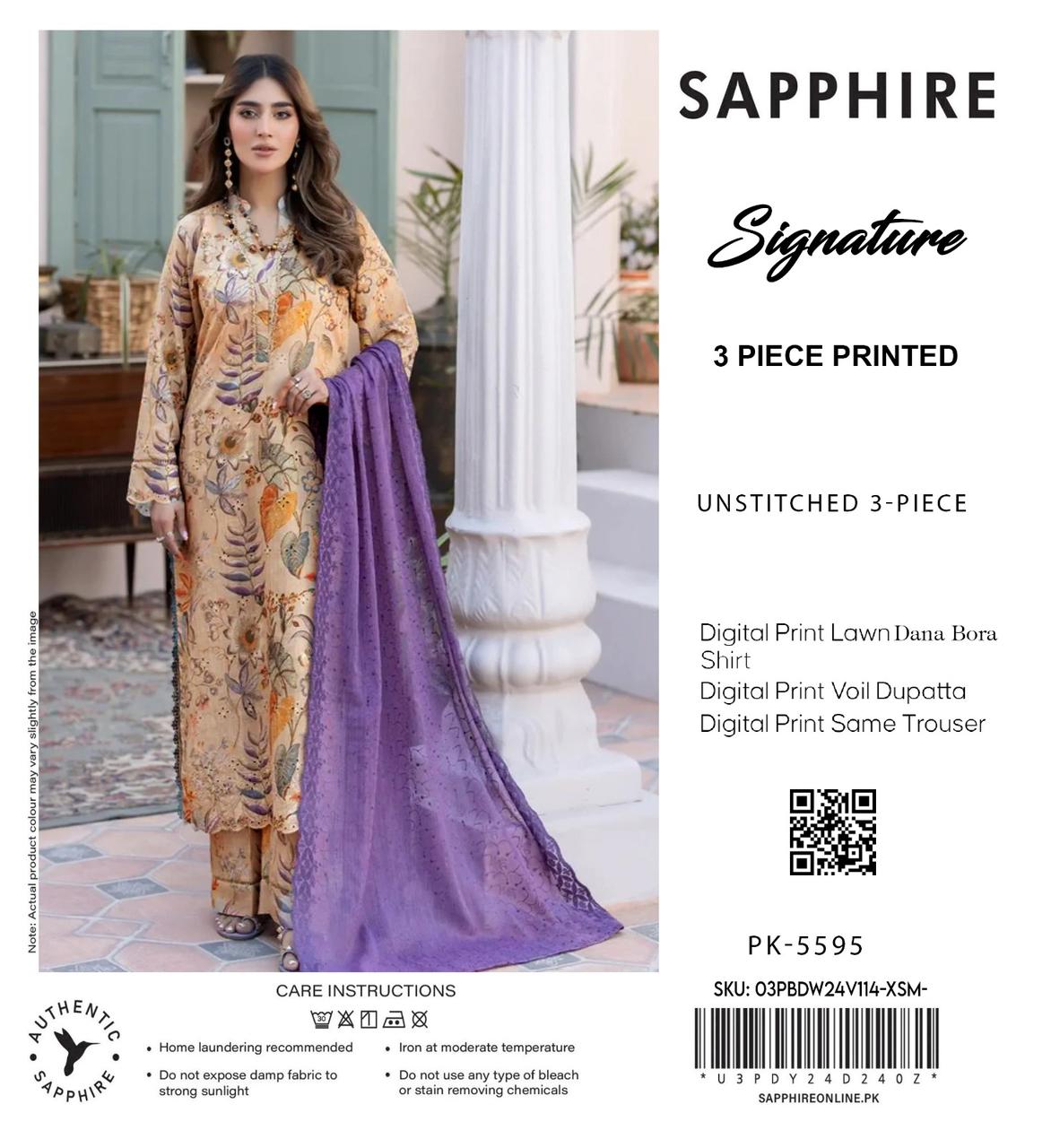 saphire 3-pc lawn banadora