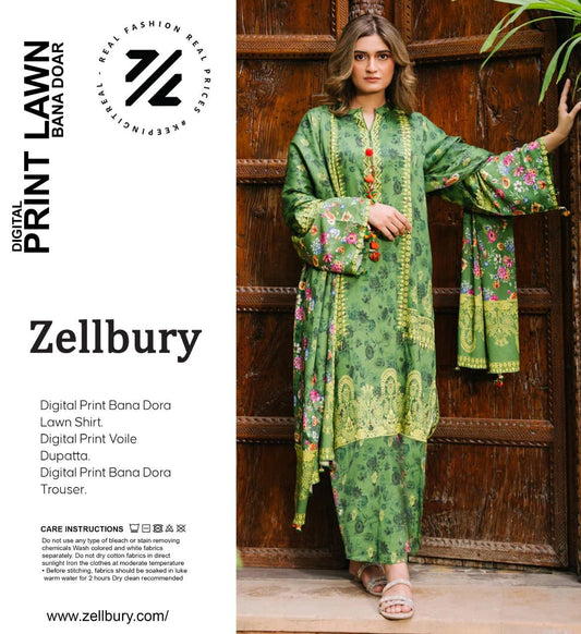 ZELBURRY 3-PC LAWN BANADORA