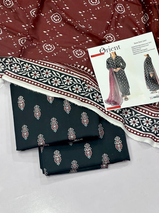 ORIENT 3 PC LAWN BANADPRA