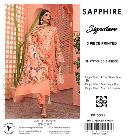 SAPHIRE 3PC LAWN BANADORA