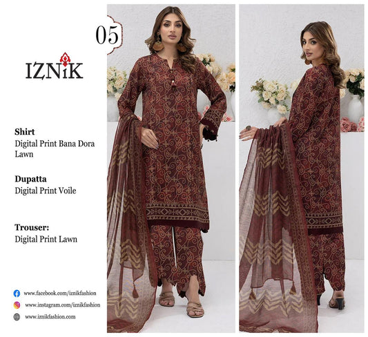 iznic 3-pc lawn banadora