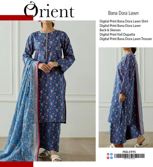 ORIENT 3-PC LAWN BANADORA