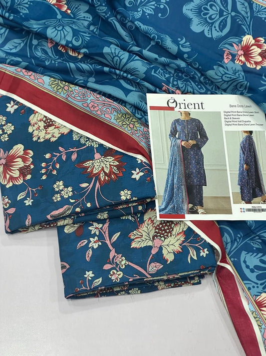 ORIENT 3-PC LAWN BANADORA