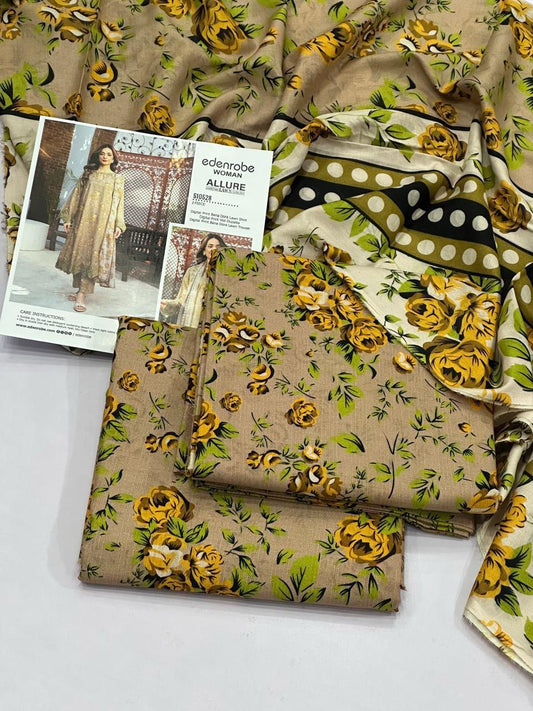 EDEN ROBE 3 PC LAWN BANADORA