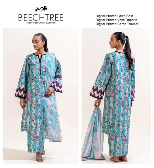 Beechtree 3pc Lawn Voile Dupatta