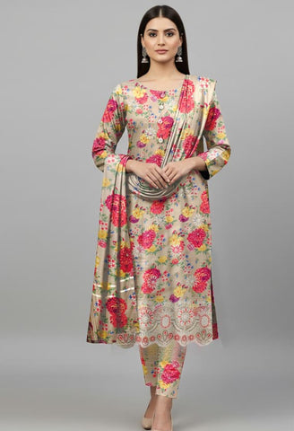 AJ EMB 3PC LINEN D-3610 B