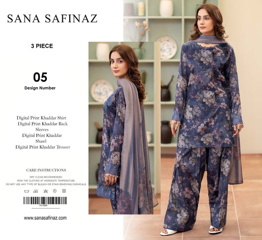 SANA SAFINAZ KHADDAR 3PC D#05