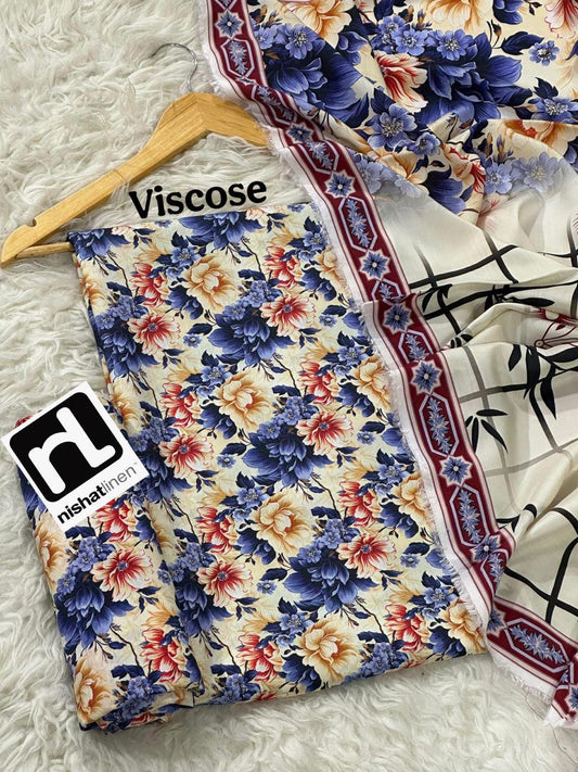 NISHAT 3PC VISCOSE