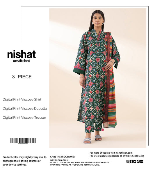 NISHAT 3PC VISCOSE