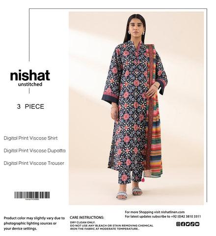 NISHAT 3PC VISCOSE