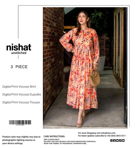 NISHAT 3PC VISCOSE
