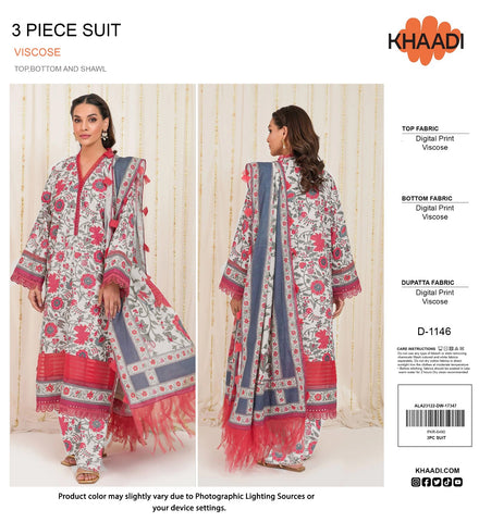 KHADI 3PC VISCOSE