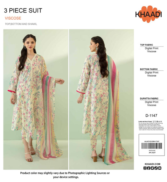 KHADI 3PC VISCOSE