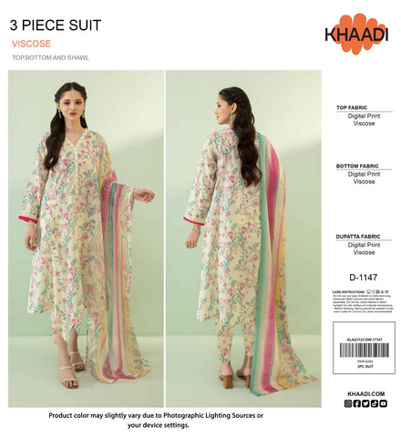 KHADI 3PC VISCOSE