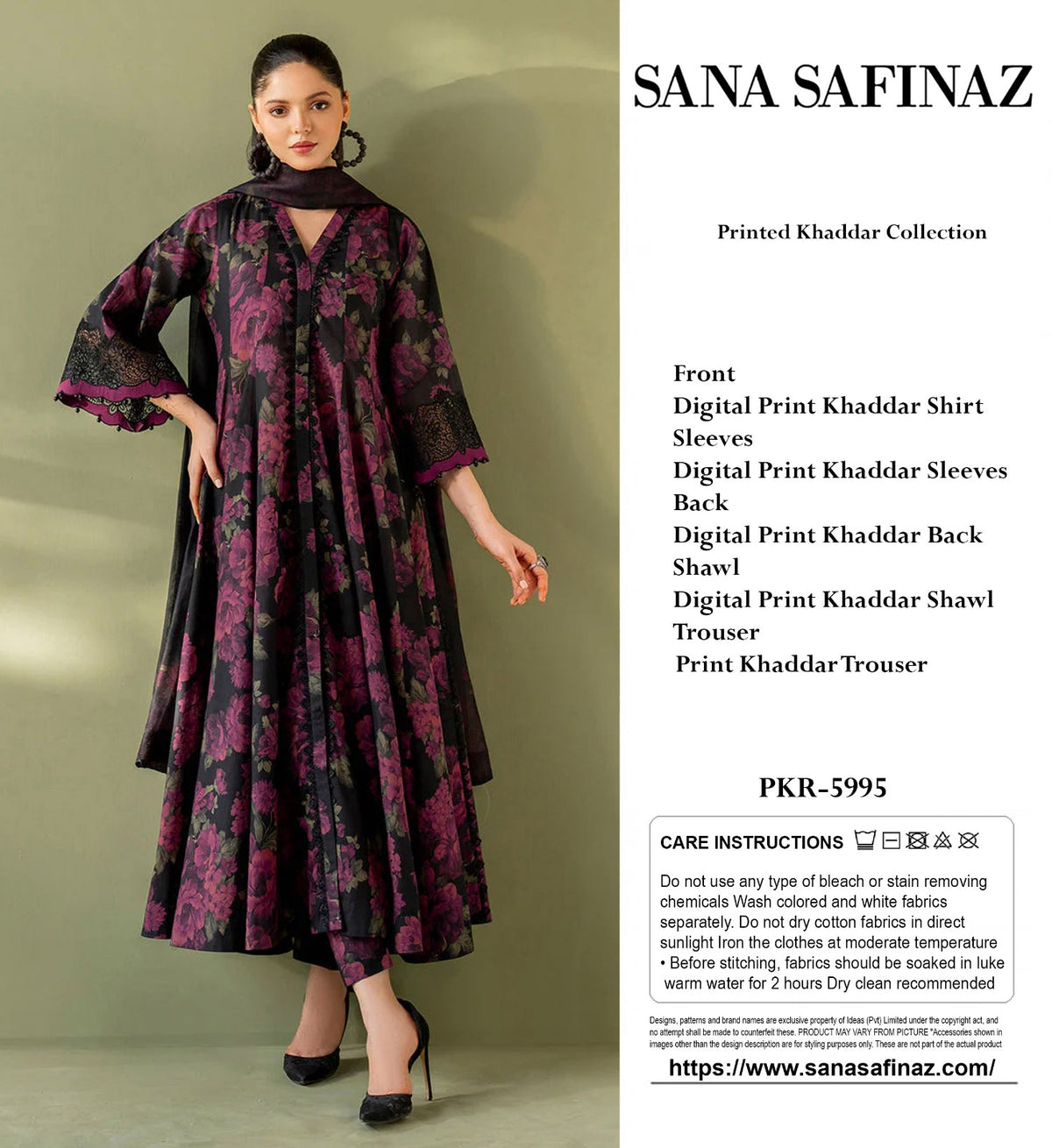 SANA SAFINAZ KHADDAR 3PC