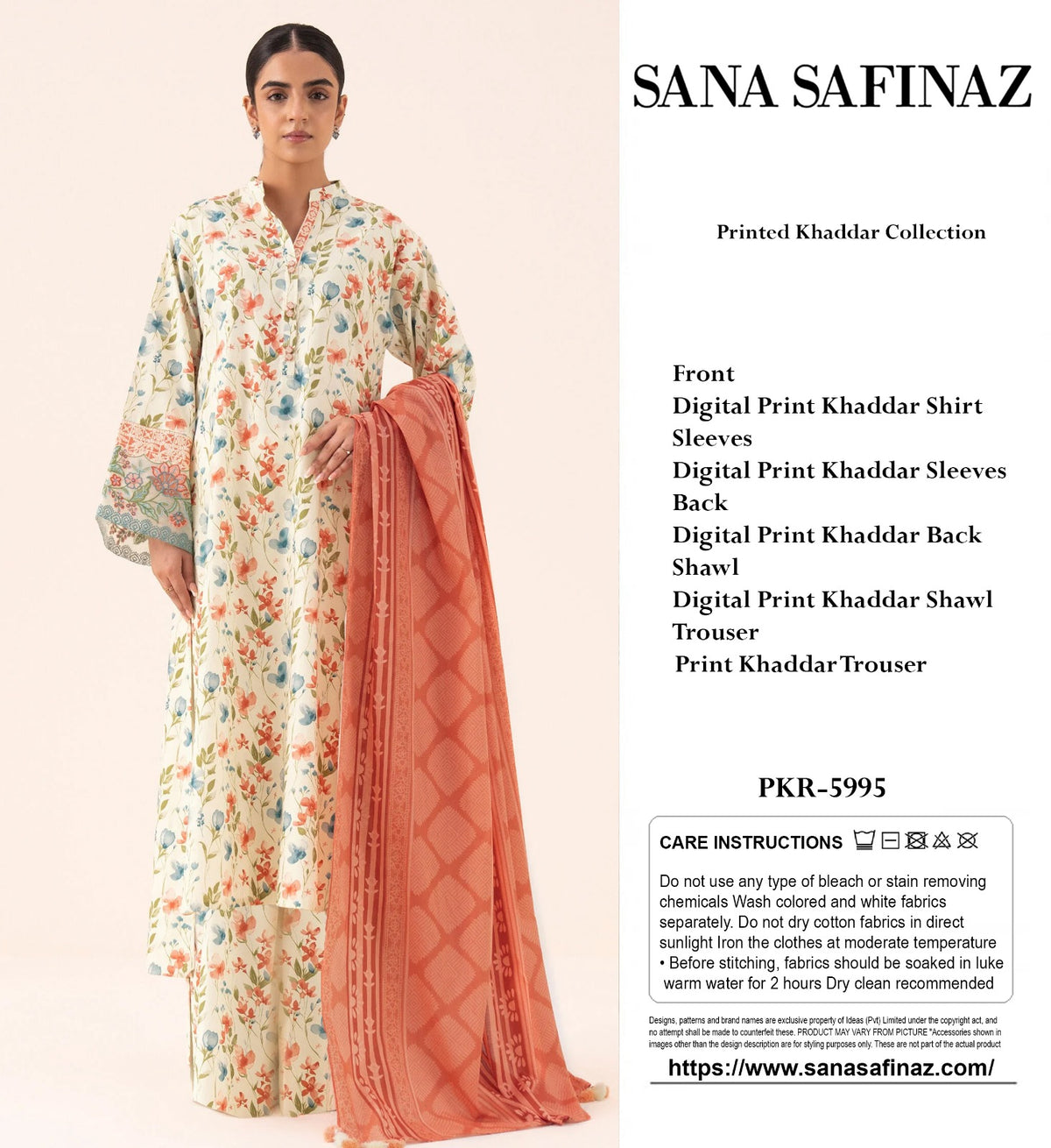 SANA SAFINAZ KHADDAR 3PC