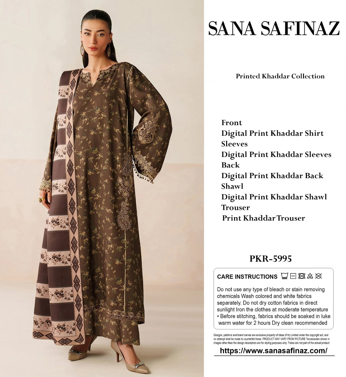 SANA SAFINAZ KHADDAR 3PC