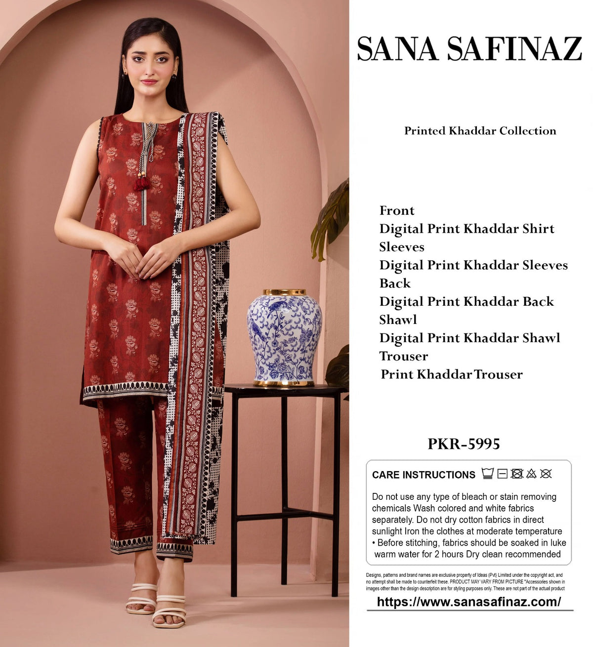 SANA SAFINAZ KHADDAR 3PC