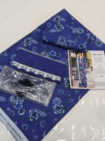 CROSS STICH KHADDAR  3PC