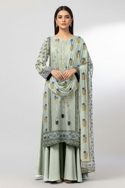 AJ EMB 3PC LINEN D-3617